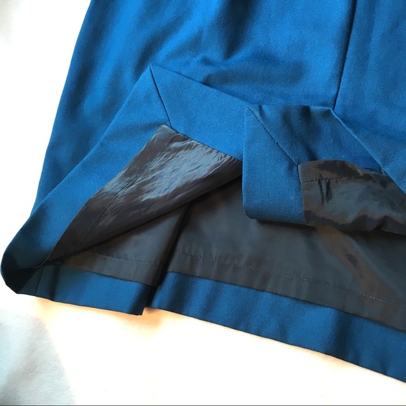 J. Crew 100% Wool Blue Dress with Sleeves - Picture 8 of 8